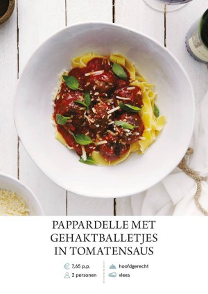 Paparadelle with meatballs