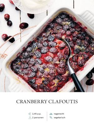 Cranberry Clafoutis